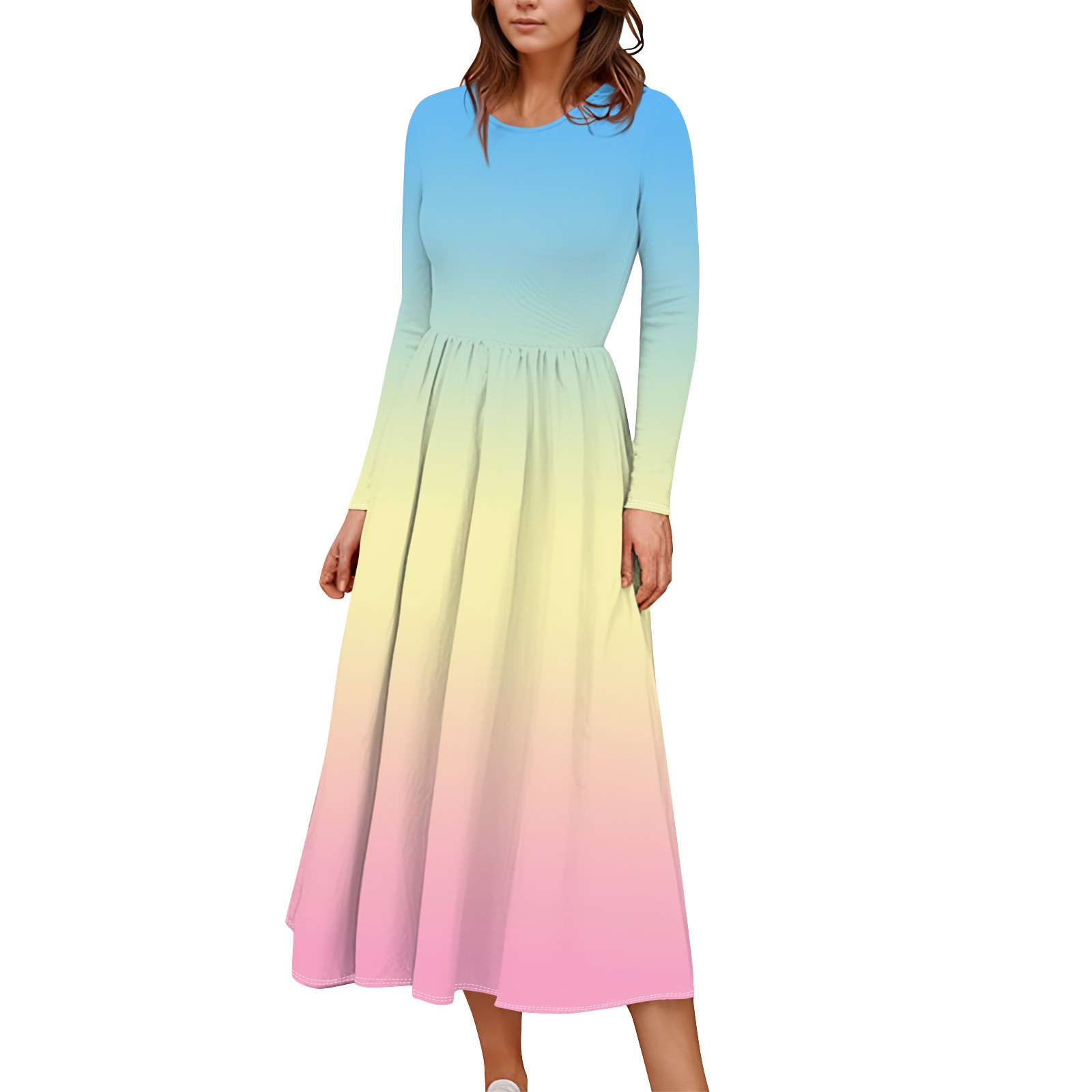 Ecqkame Women's 2025 Summer Dresses Floral Casual Loose Beach Dress Short Sleeve Crew Neck Flowy Long Dress With Pockets 01 Gray Xxl On Clearance